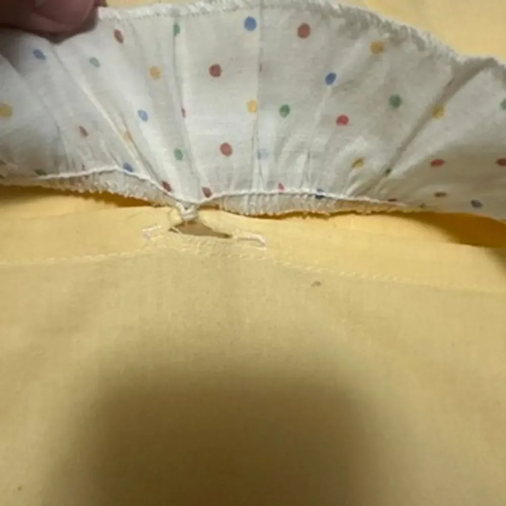 MCM Vintage 50s 60s yellow twin size duvet cover pair